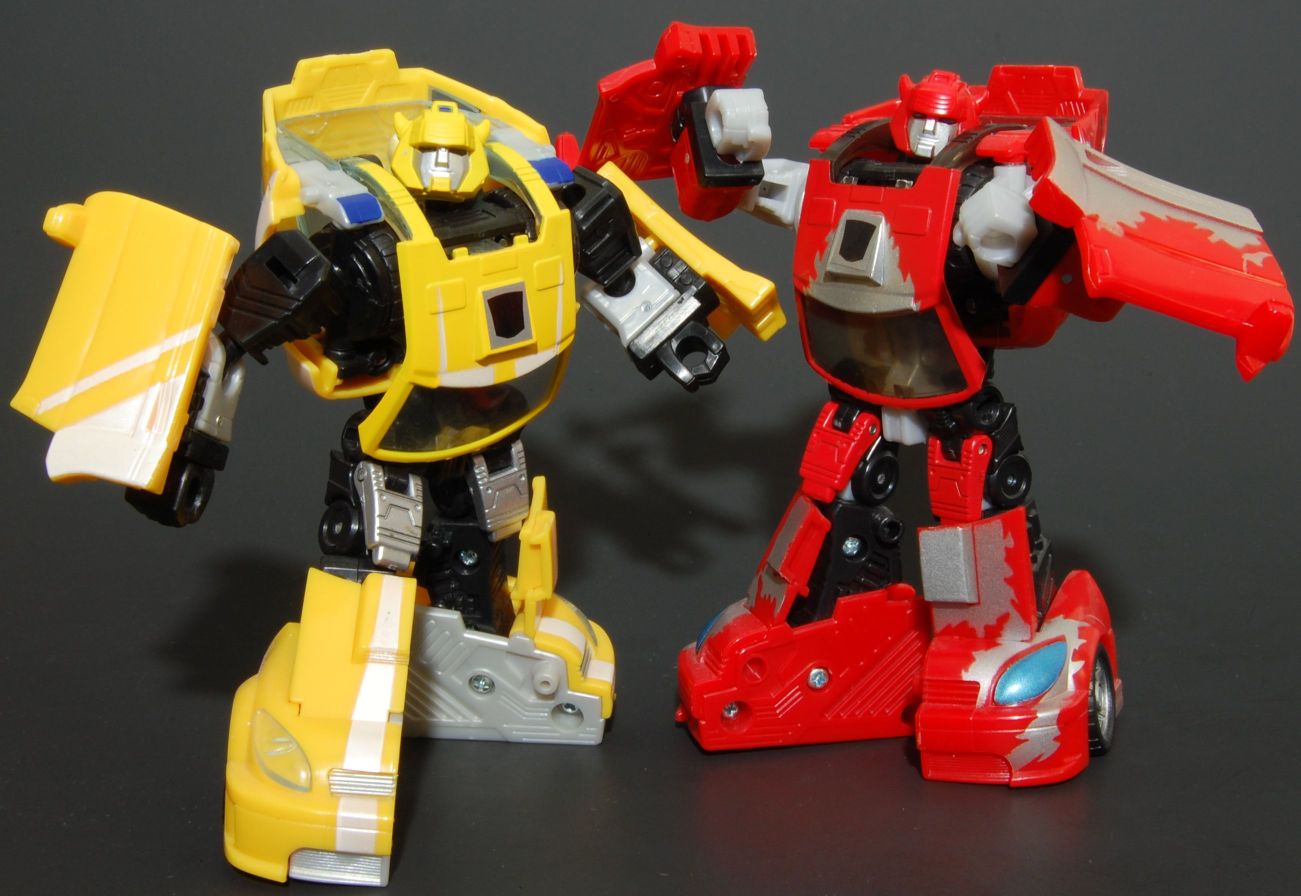 Transformers Animated Bumblebee and Cliffjumper